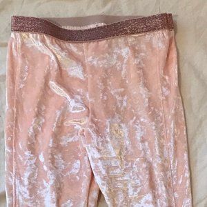 365 Kids Pink Velvet Leggings
